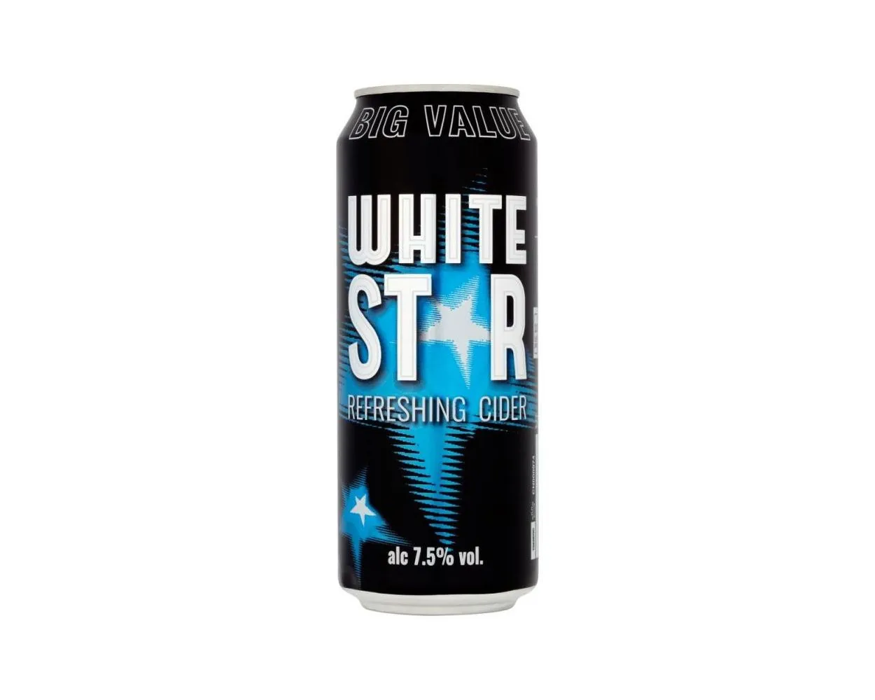 White star cider can