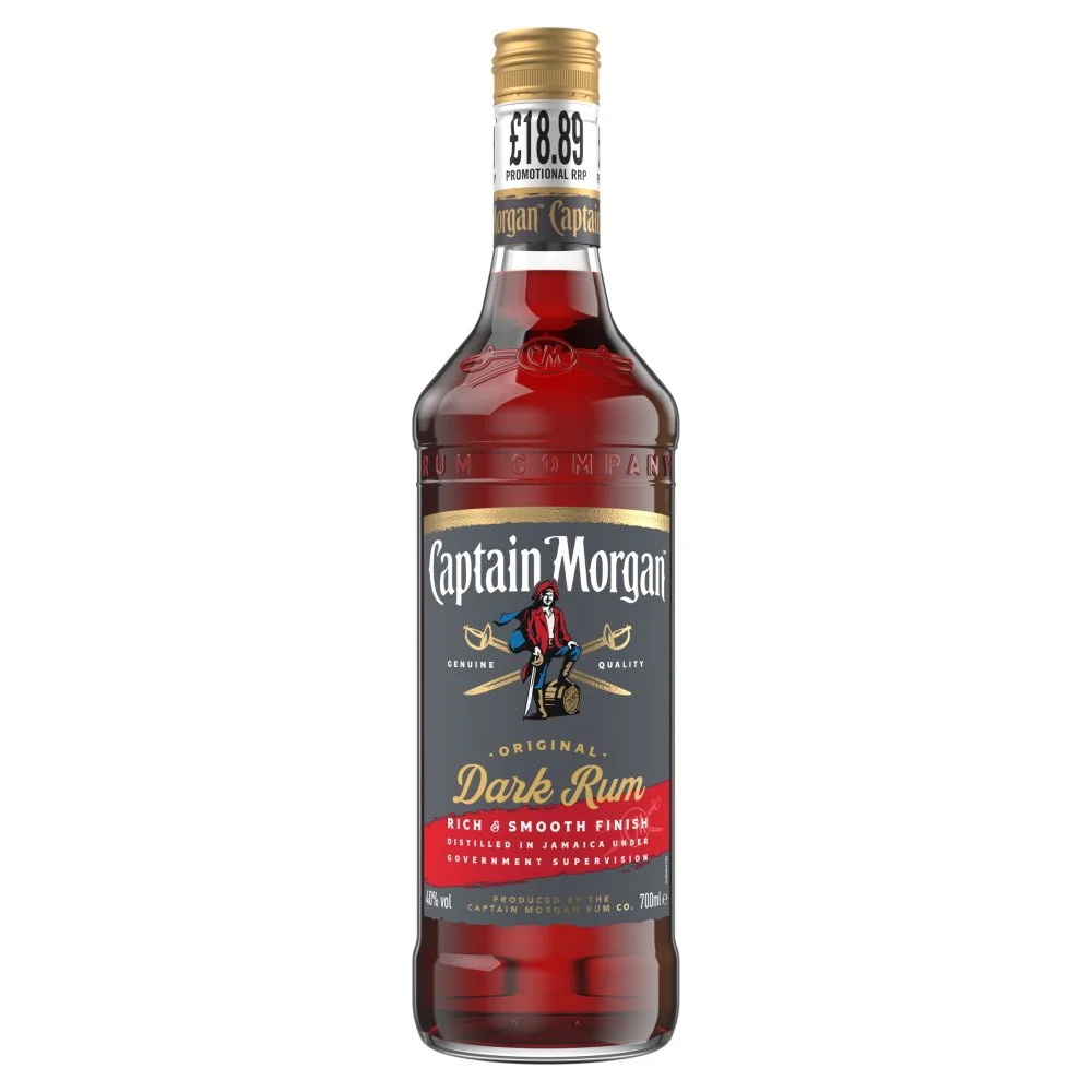Captain morgan dark rum pmp â£18.89