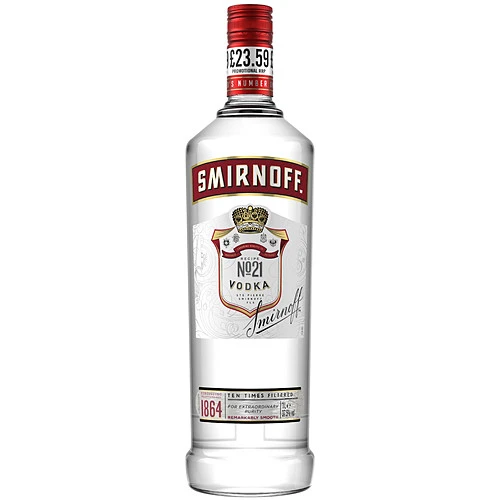 Smirnoff Vodka Red Label PM £23.59