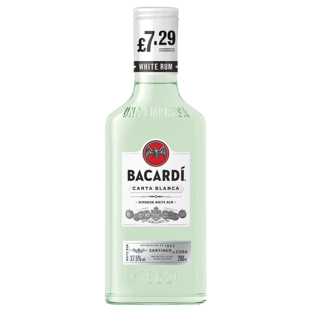 Bacardi carta blanca rum pmâ£7.29