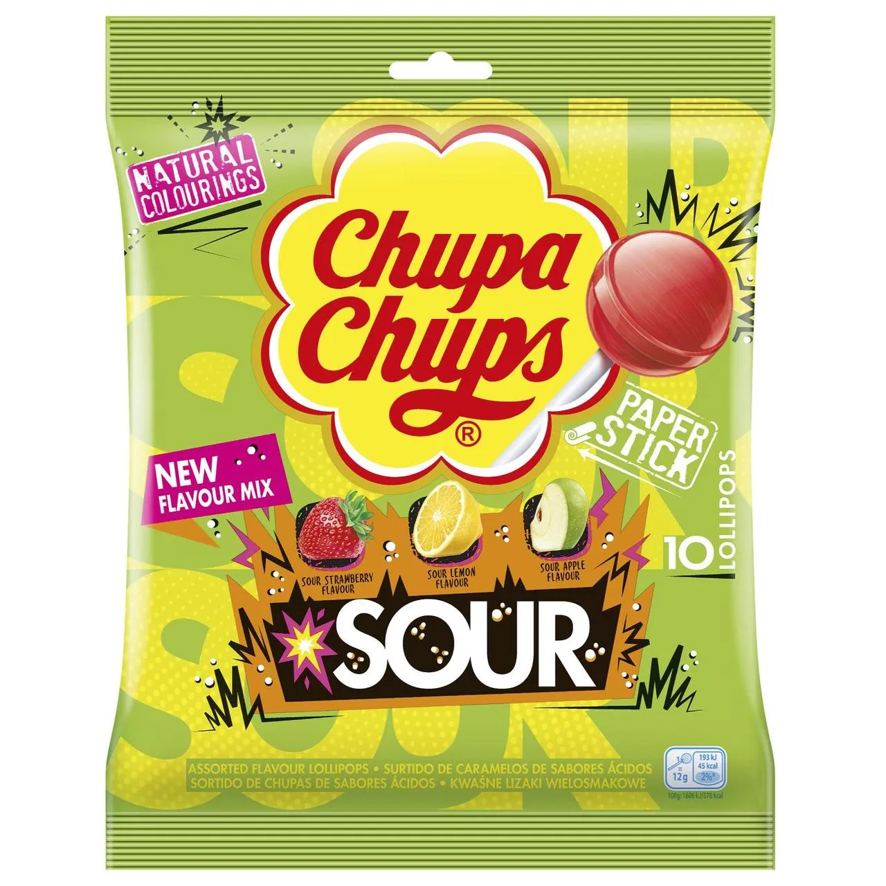 Chupa chups sour bag