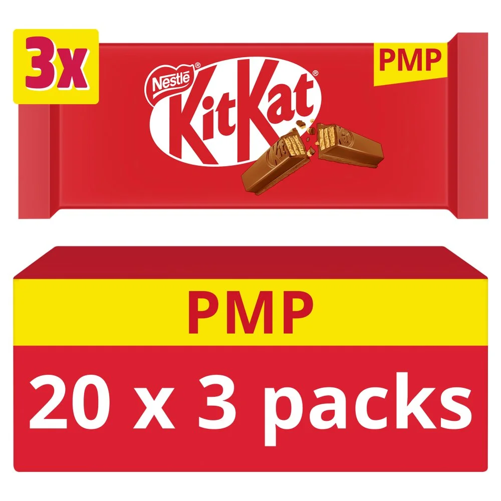 Kitkat 4 finger 3pack pmp £1.85