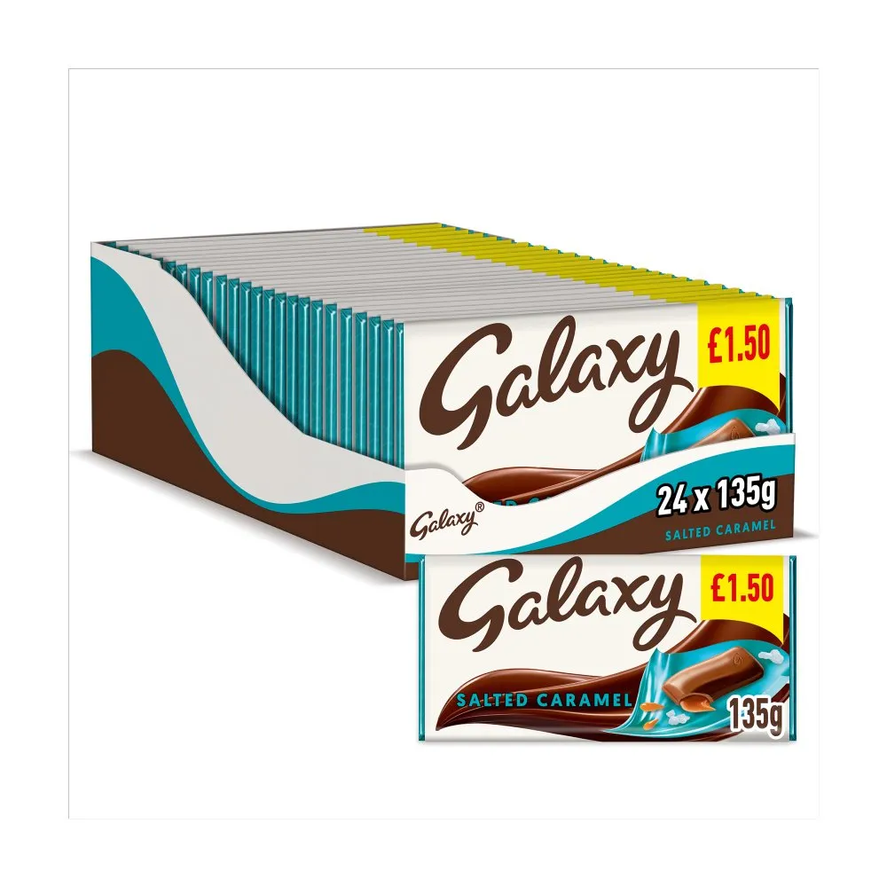 ***galaxy salted caramel bar pm £1.50