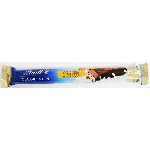 Lindt snacking cookies & cream pmp £1.20