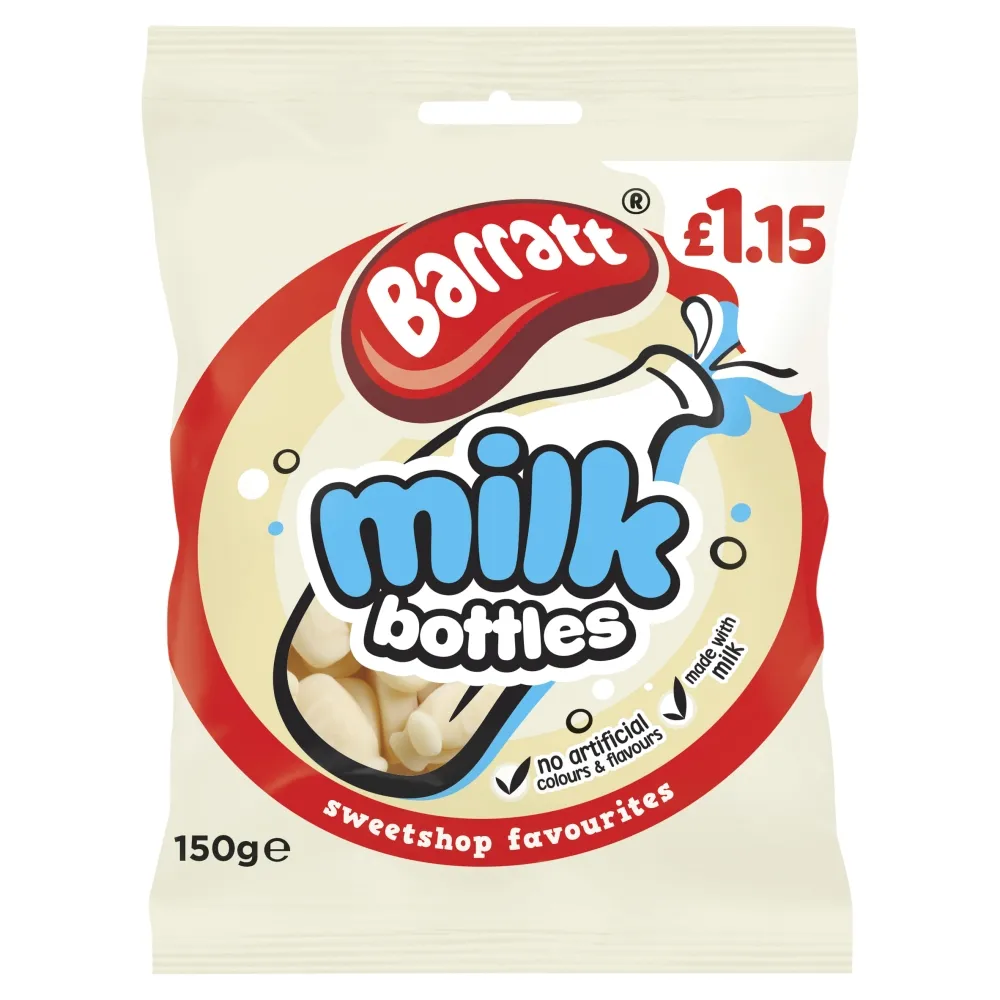 Barratt milk bottles pm £1.15