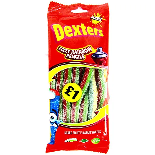 Dexters sour rainbow pencils pm £1.00