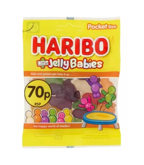 Haribo little jelly babies pmp£0.70