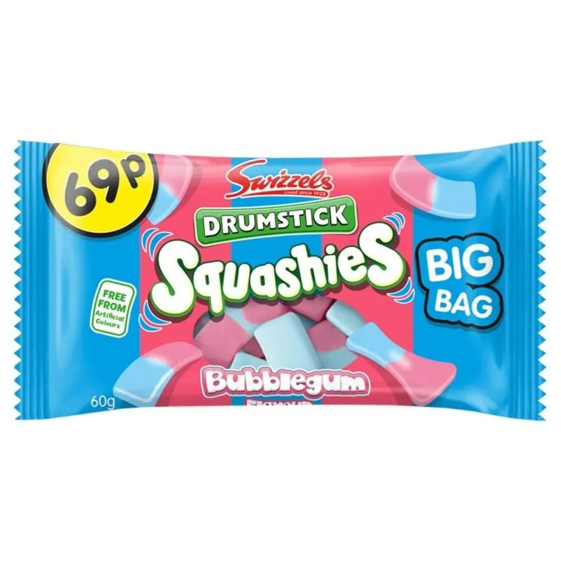 Swizzles Squashies Drumstick Bubblegum PM £0.69