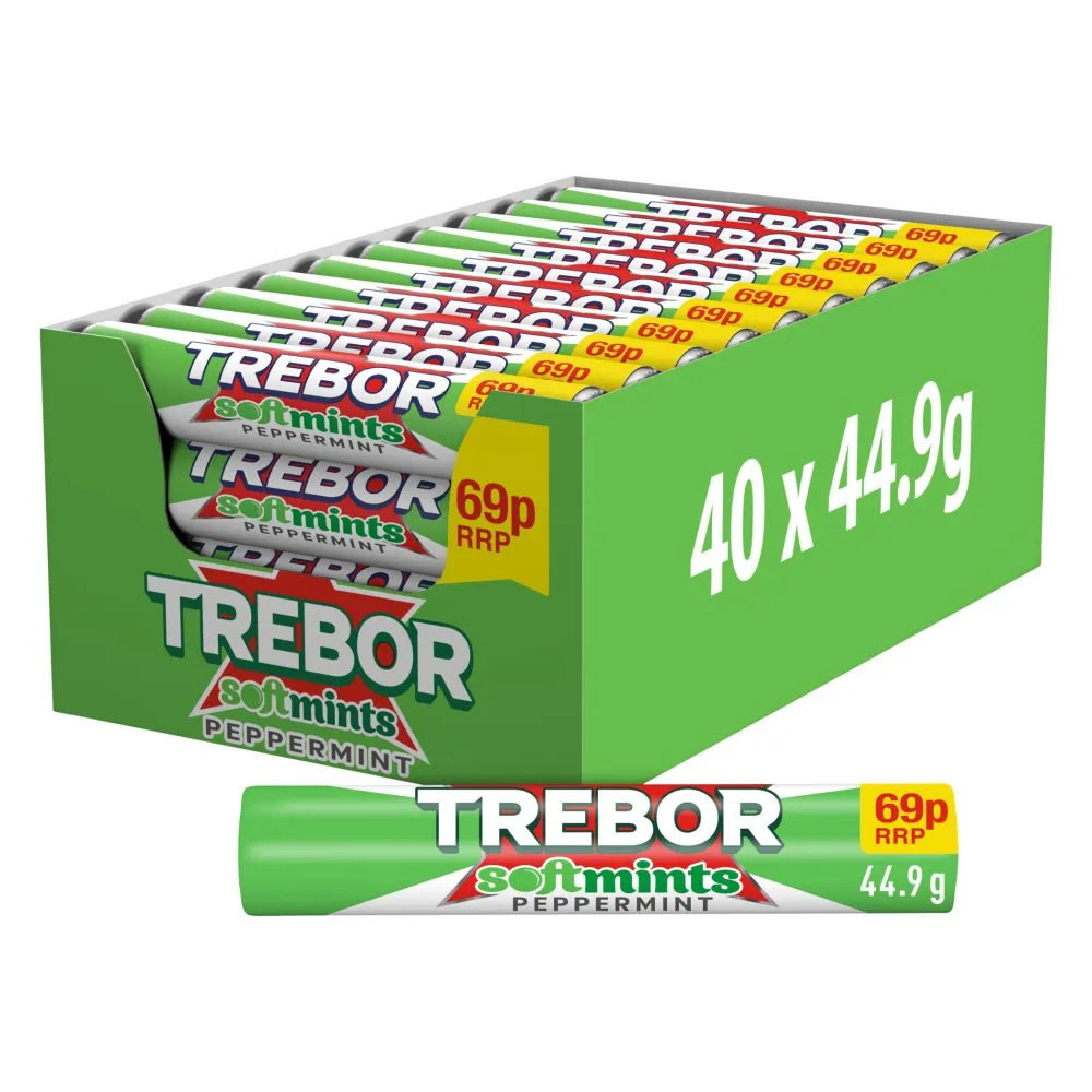 Trebor softmint peppermint pmp£0.69
