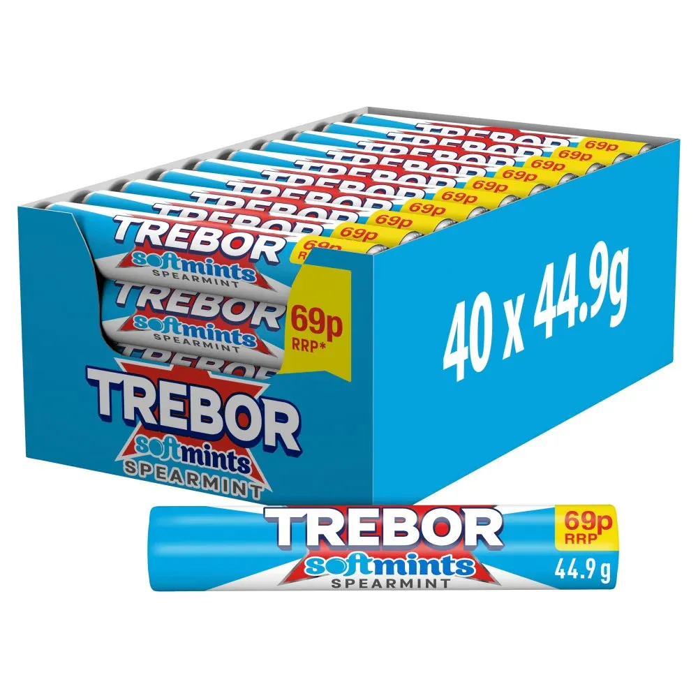 Trebor softmint spearmint pmp£0.69