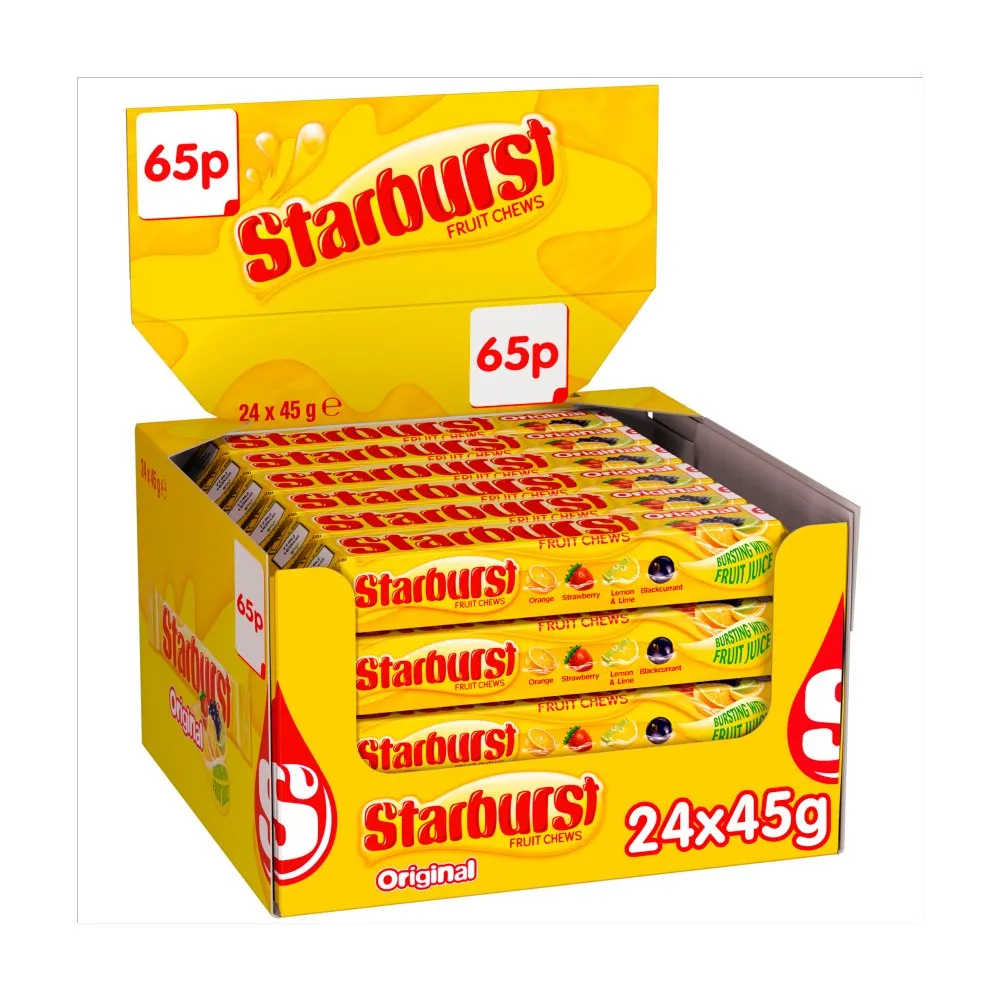 Starburst original fruit stick pmp£0.65