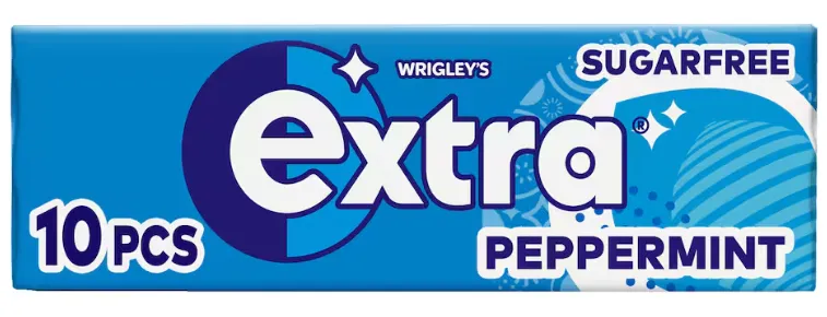 Wrigleys extra peppermint s/free