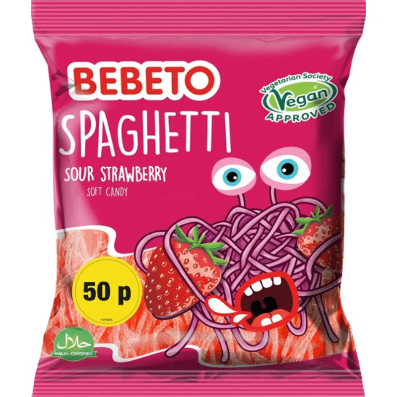 Bebeto Strawberry Spaghetti PM £0.50