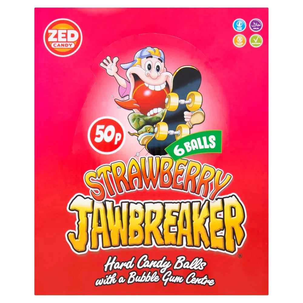 Zed strawberry jawbreaker pmp£0.50