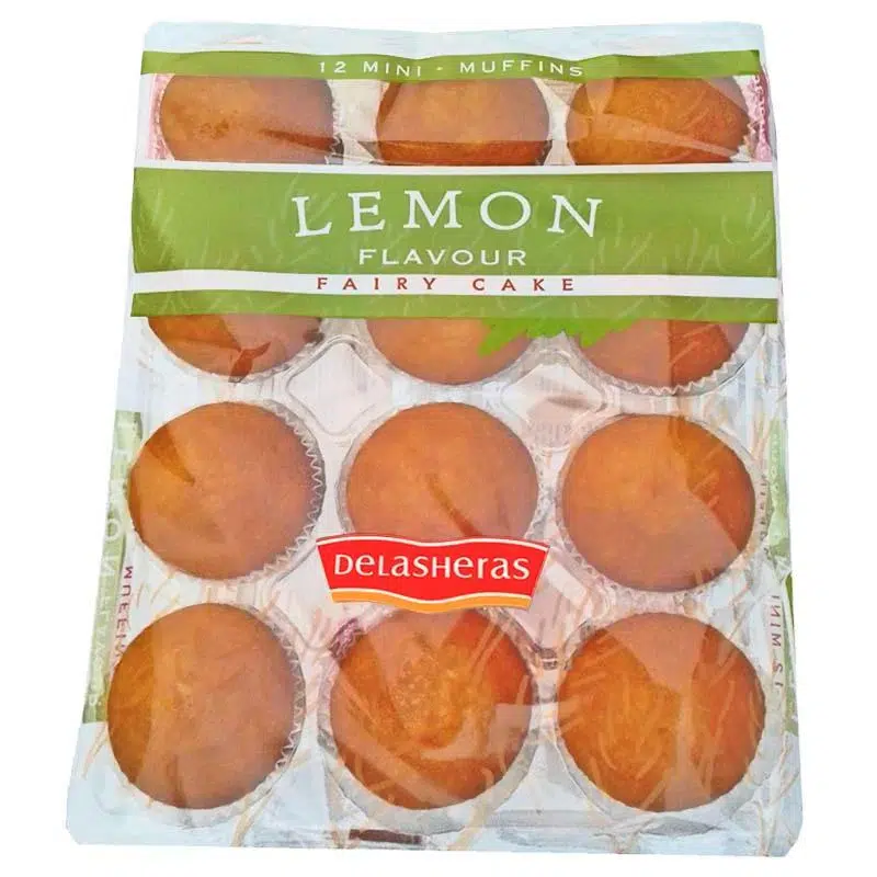 Cake zone lemon fairy cakes box