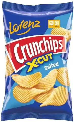 Lorenzc chips x-cut salted