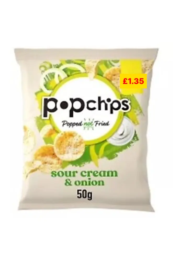 Popchips Sour Cream & Onion PM £1.35
