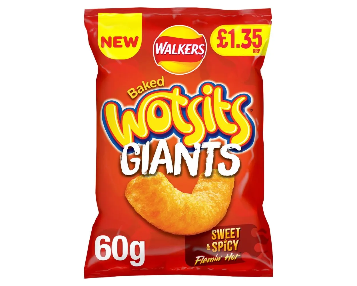 Walkers Wotsits Giants Sweet & Spicy PM £1.35