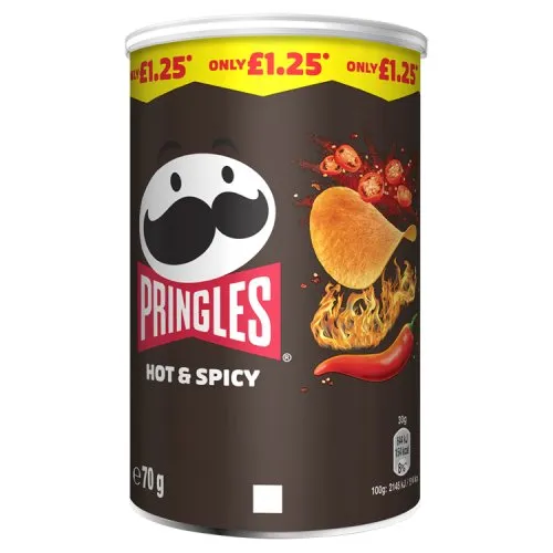 Pringles hot and spicy pm£1.25