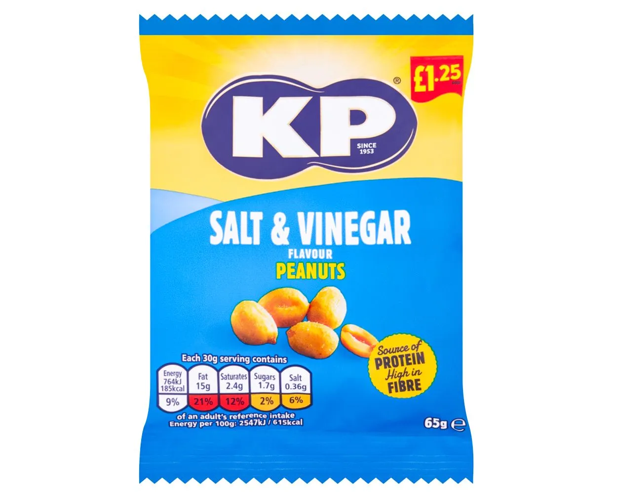 Kp Salt & Vinegar Peanuts PM £1.25