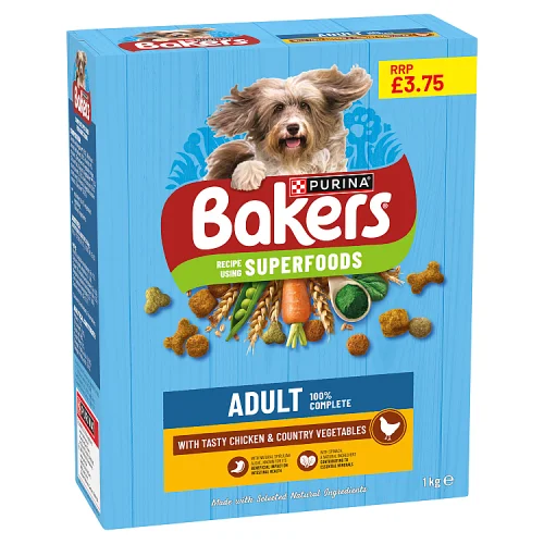 Bakers Adult Dog Chicken & Vegetable PM £3.75