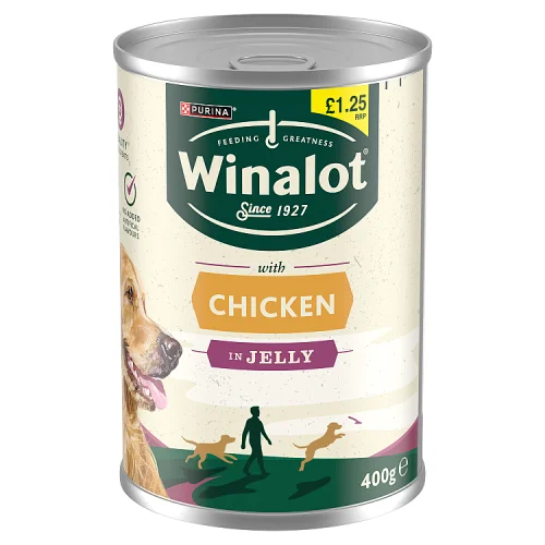 Winalot chicken in jelly pm£1.25