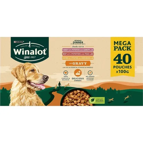 Winalot perf/adul/sunday dinner in gravypm£4.49