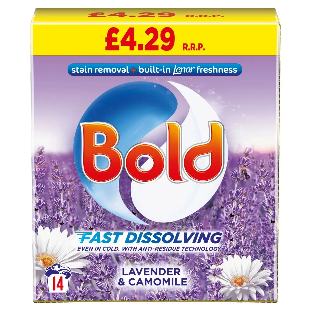 Bold Wasing Powder 14 Wash l&c£4.29
