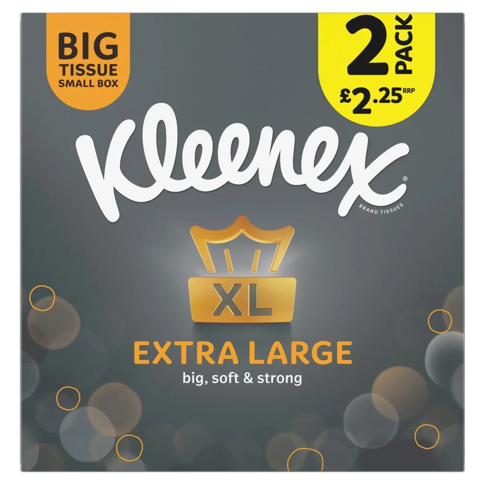 Kleenex Extra Large PM £2.25 Compact Twin