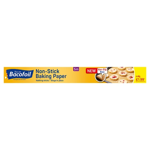 Bacofoil non stick baking paper pm £1.99