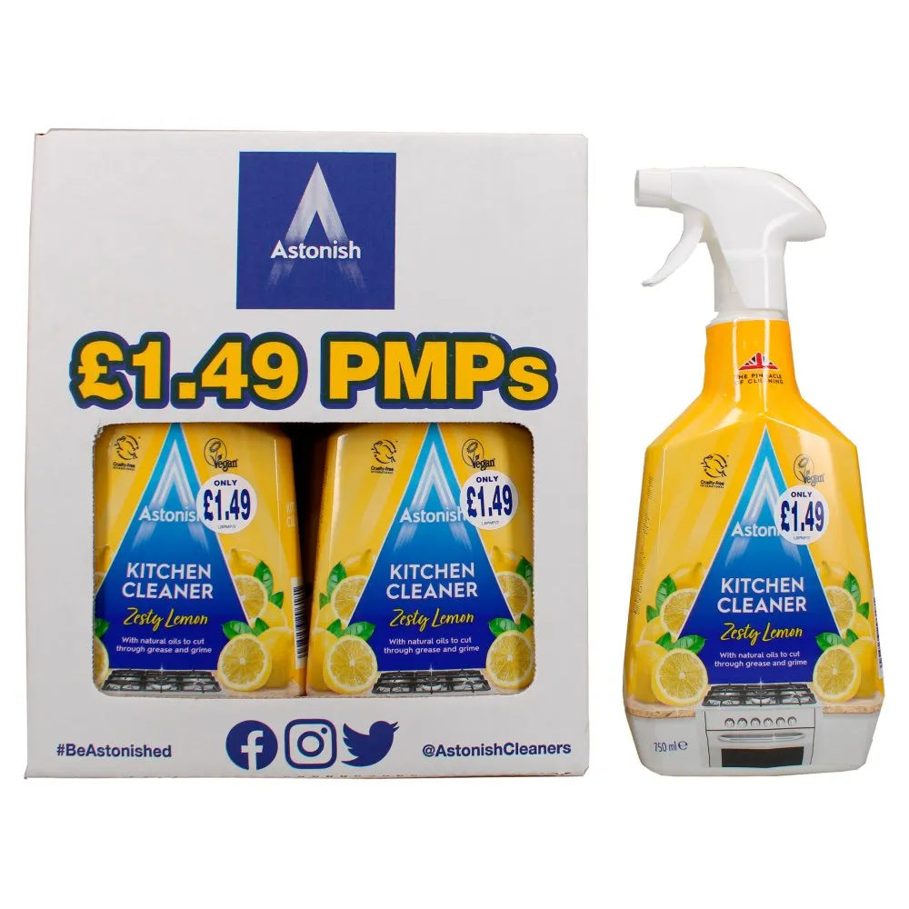 Astonish kitchen spray lemon pmp £1.49