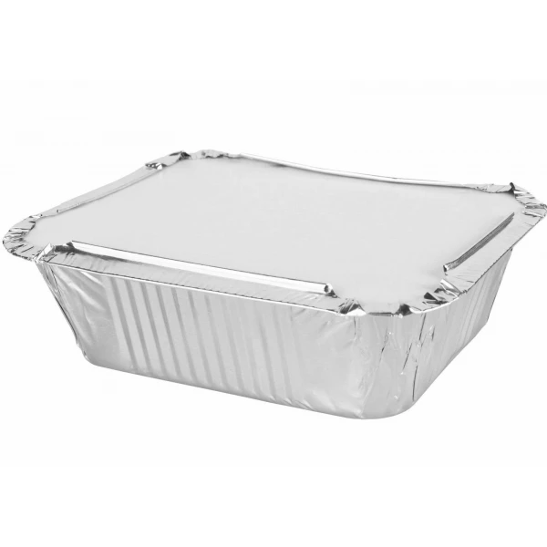 [192027] Foil container with lids 230mm