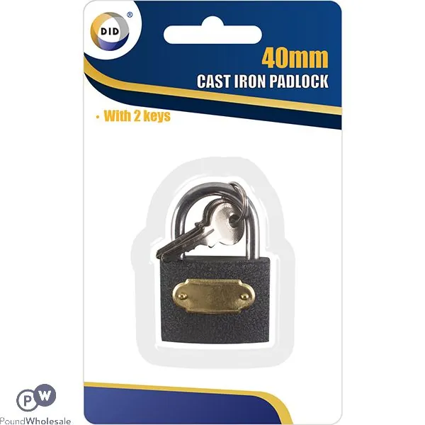 Did cost iron padlock