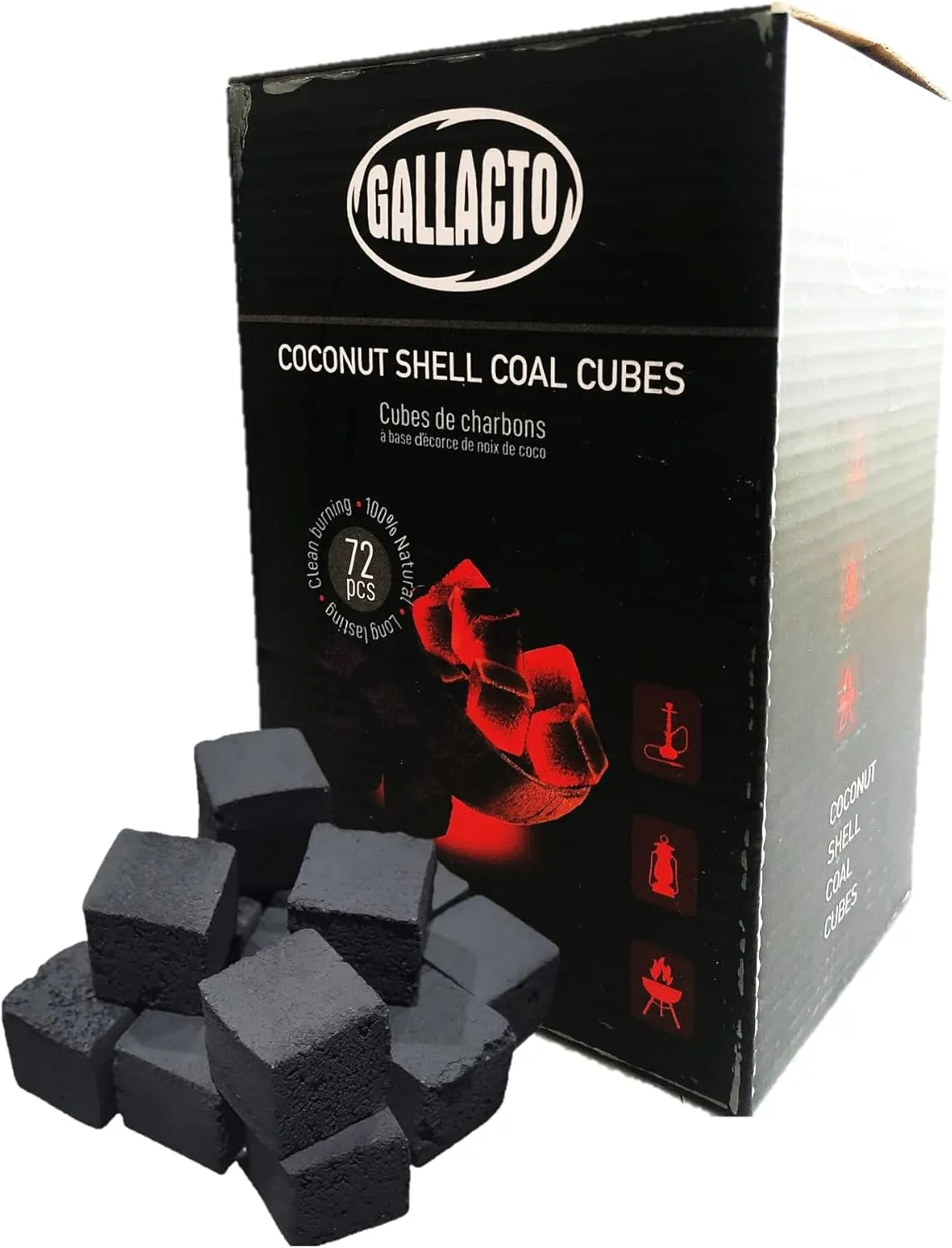 ***coconut shell coal cubes