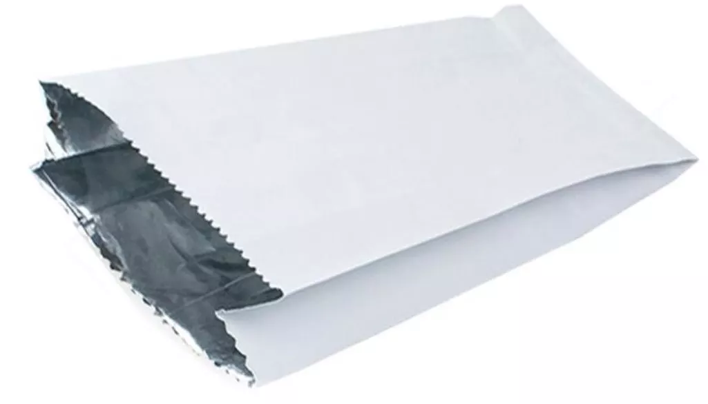 [63124] Foil Lined Paper Nan Bags 7x9x12