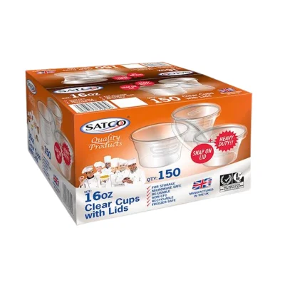 [18232] Satco Chutney Cups&lids Plastic