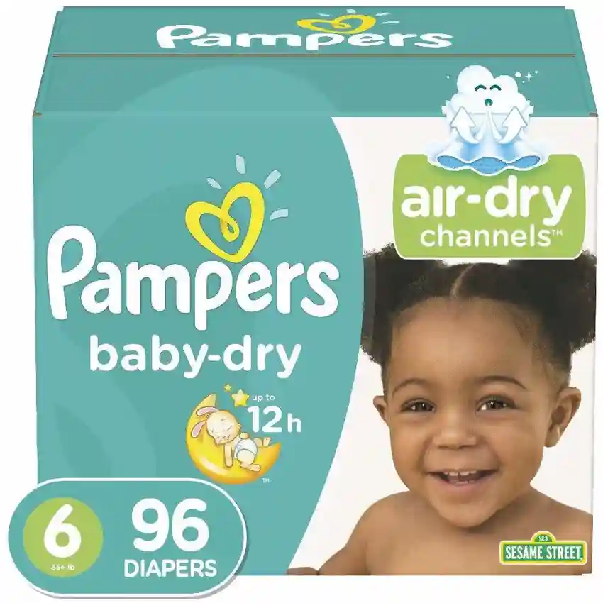 Pampers Baby Dry Taped Size 6 PM £6.49