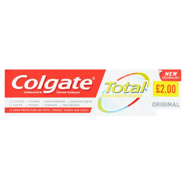 Colgate toothpaste total 75ml original care pmp 2.