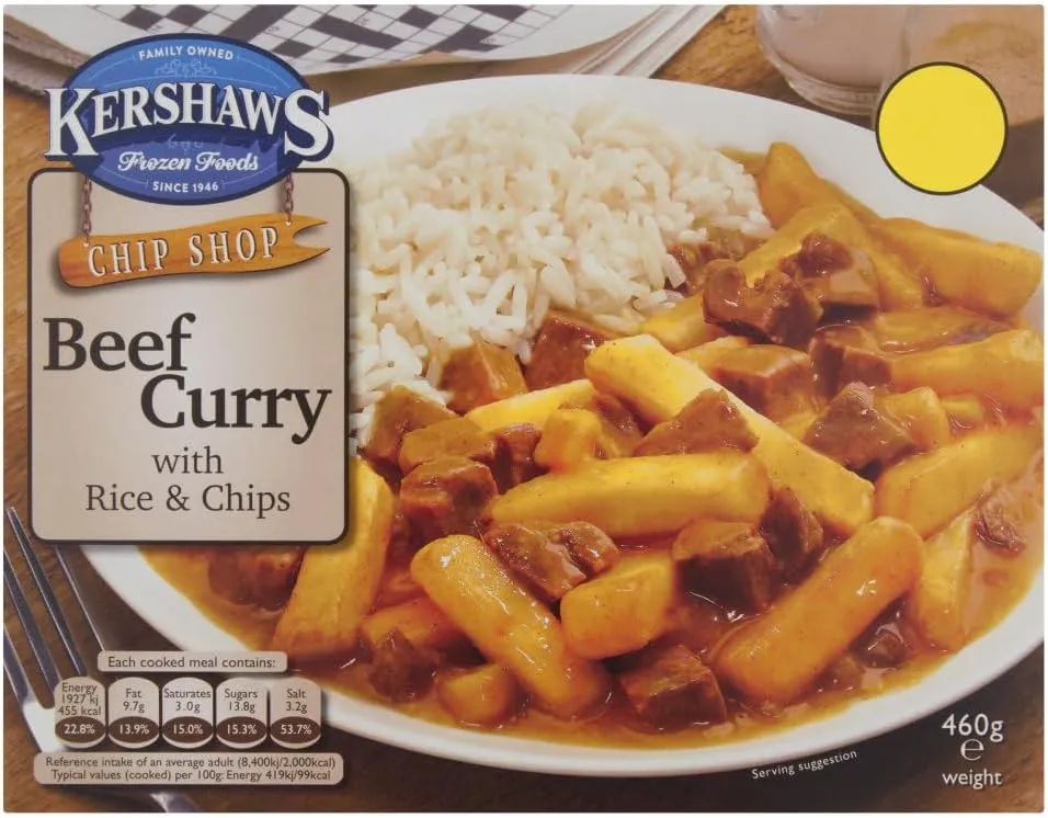 12 Kershaws Beef Curry £2.75