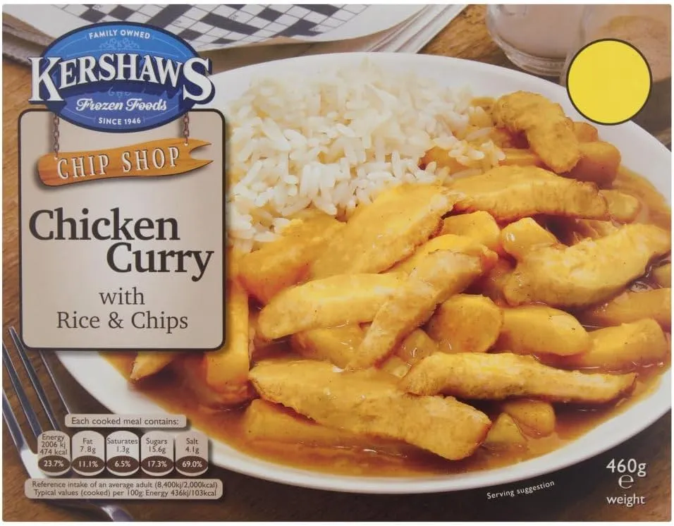 12 kershaws chicken curry £2.75