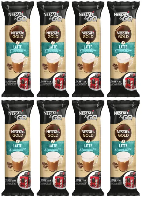 NESCAFE & GO LATTE 8 CUP 